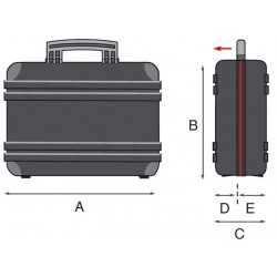 VALIGIA PORTAUTENSILE BOMBER 170