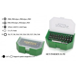 CACCIAVITE PORTABIT ESAGONALE FLESSIBILE + SET INSERTI