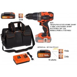 TRAPANO AVVITATORE 20V/40V...