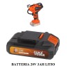 BATTERIA 20V 3AH LITIO