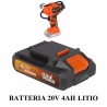 BATTERIA 20V 4AH LITIO