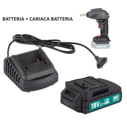 BATTERIA + CARICA BATTERIA 18V