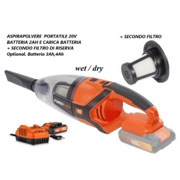 ASPIRAPOLVERE PORTATILE 20V